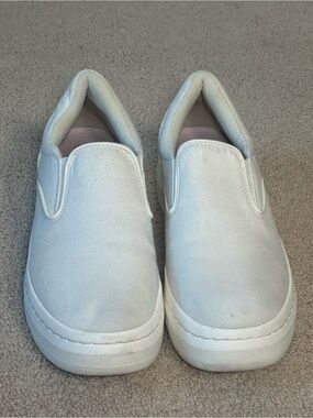 Dr Scholl’s White Platform Slip On Sneakers Clean Girl Minimalist Y2K